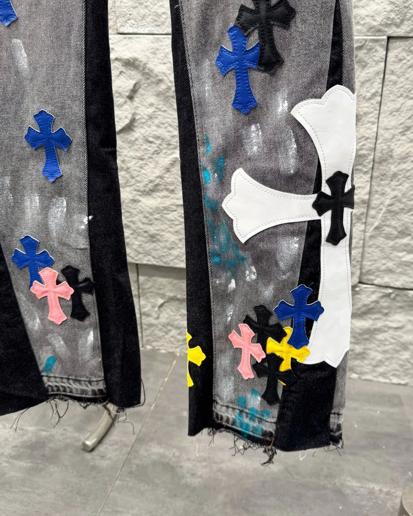Chrome Hearts GALLERY DEPT クロムハーツ 水洗灰十字架デニム - 画像 (6)