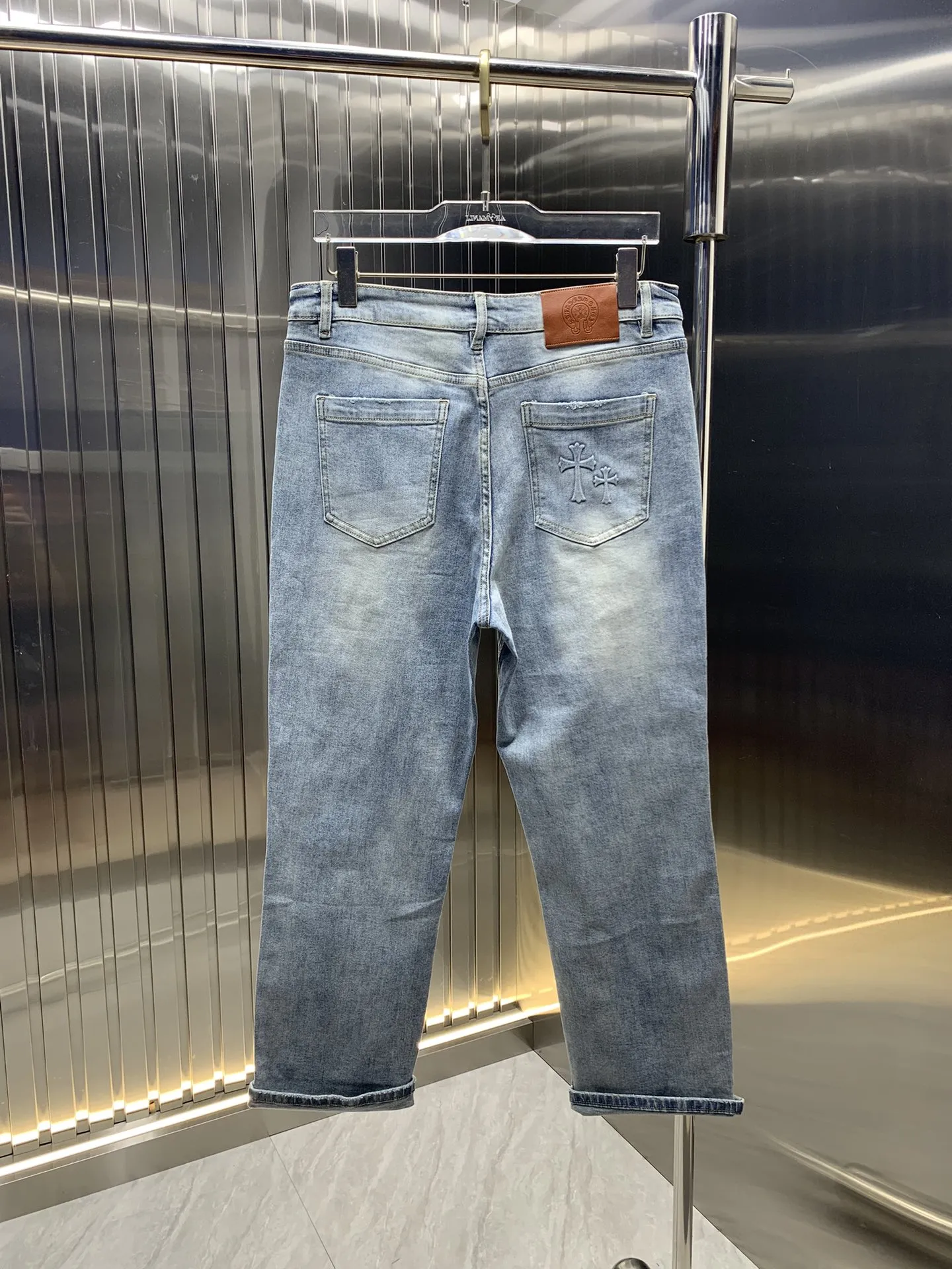 Chrome Hearts 2025新品ブルーデニムパンツ - 画像 (4)