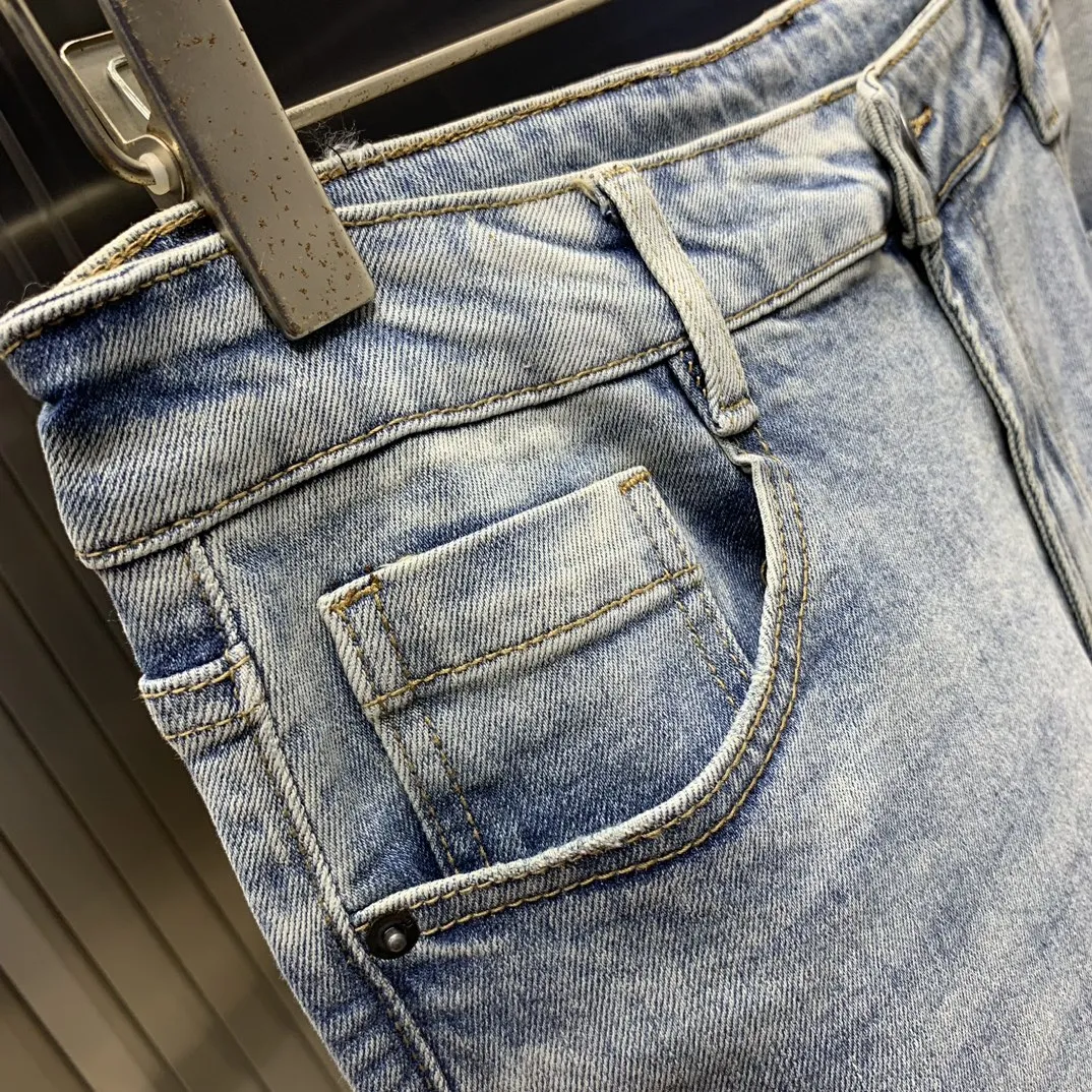 Chrome Hearts 2025新品ブルーデニムパンツ - 画像 (6)