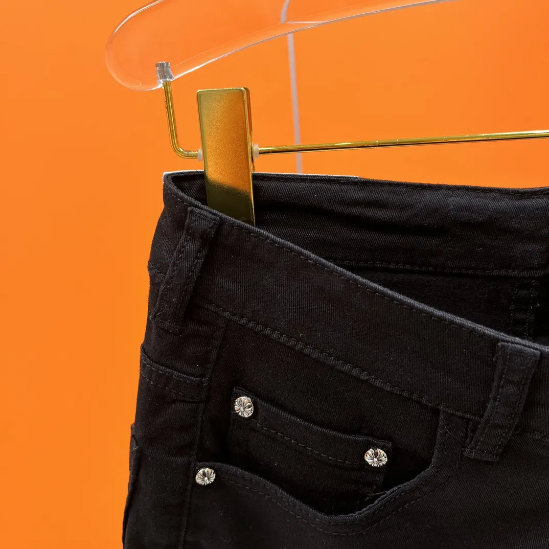 Chrome Hearts クロスハート 黒 2025夏新作デニムショーツ - 画像 (8)