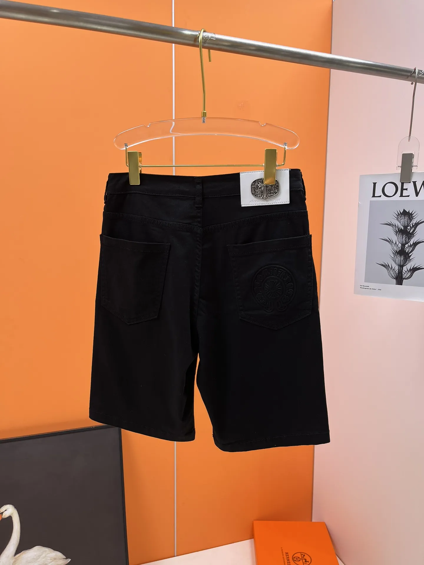 Chrome Hearts クロスハート 黒 2025夏新作デニムショーツ - 画像 (10)