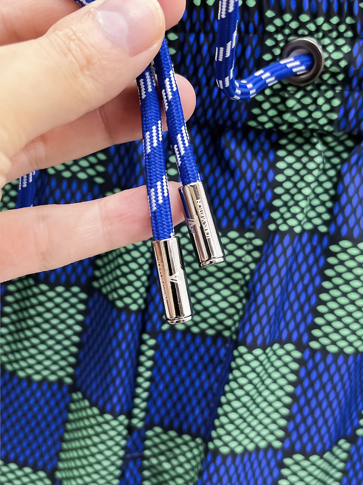 LOUIS VUITTON 新作ブルーチェックショーツ - 画像 (7)