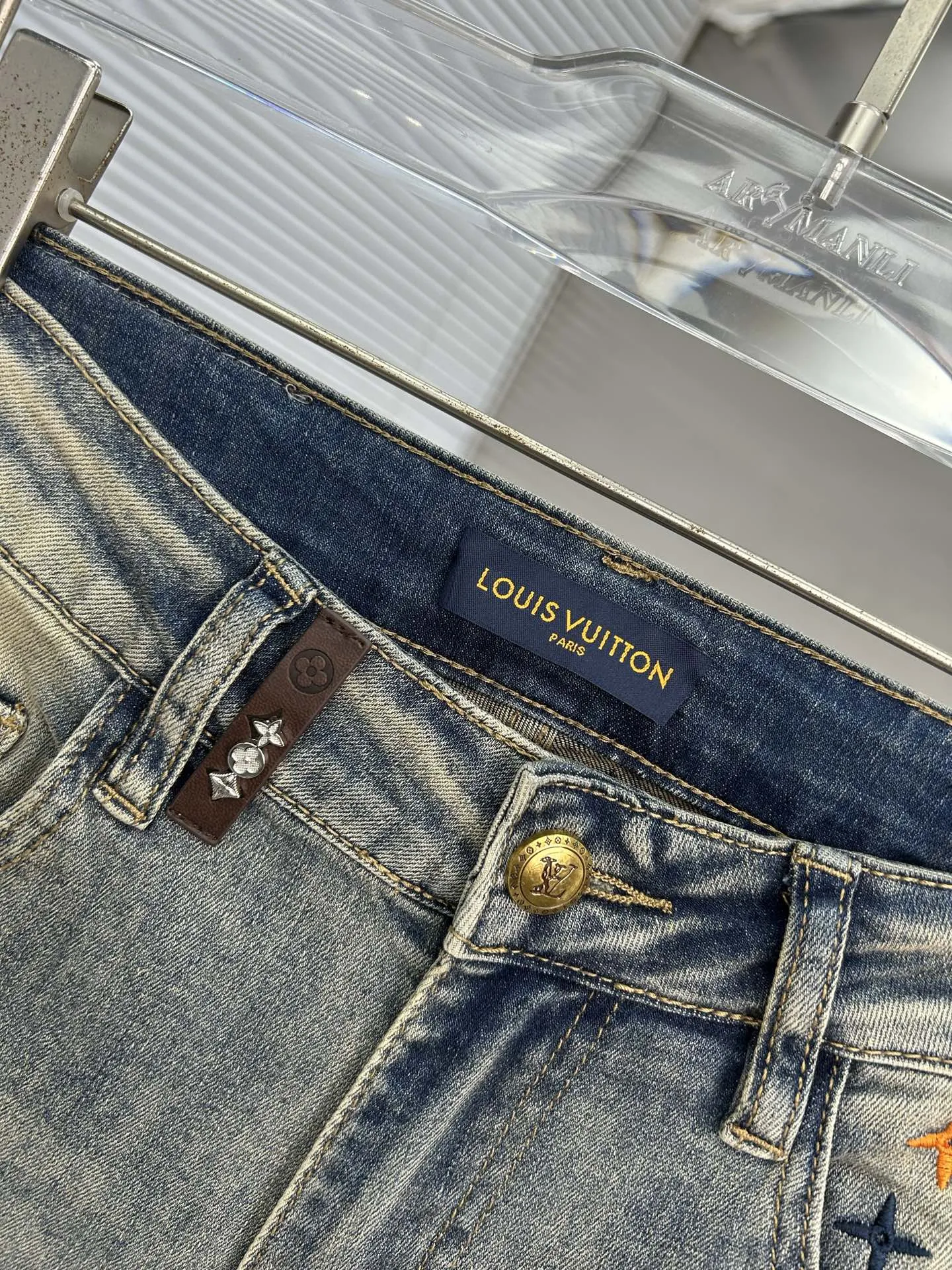 ルイヴィトン2025新作ブルーデニムパンツ - 画像 (7)
