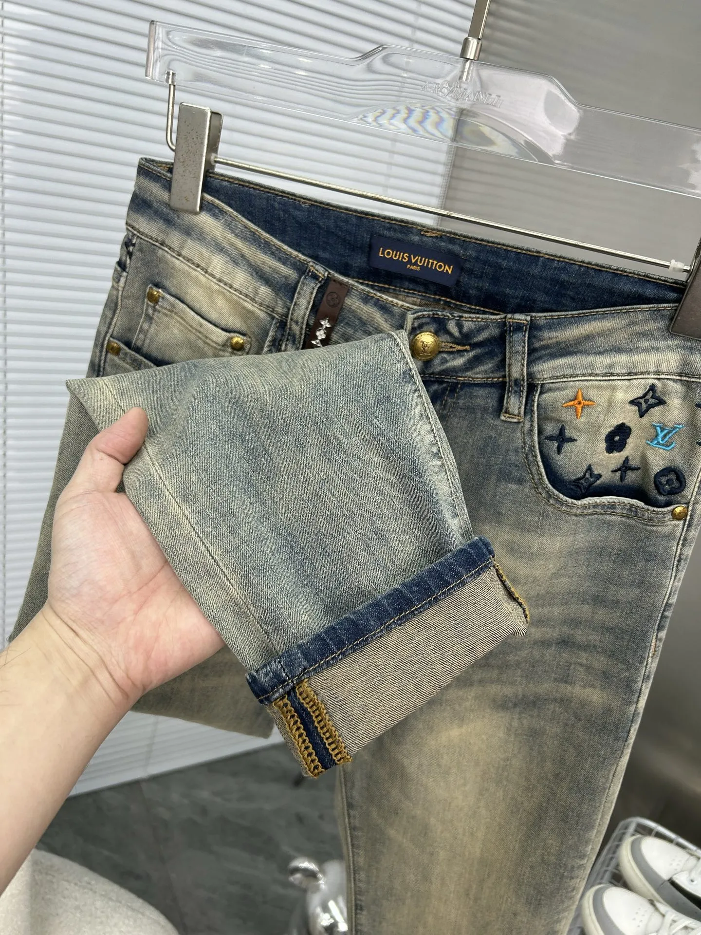 ルイヴィトン2025新作ブルーデニムパンツ - 画像 (8)