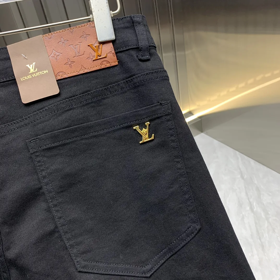 LOUIS VUITTON 2025新作メンズブラックジーンズ - 画像 (8)