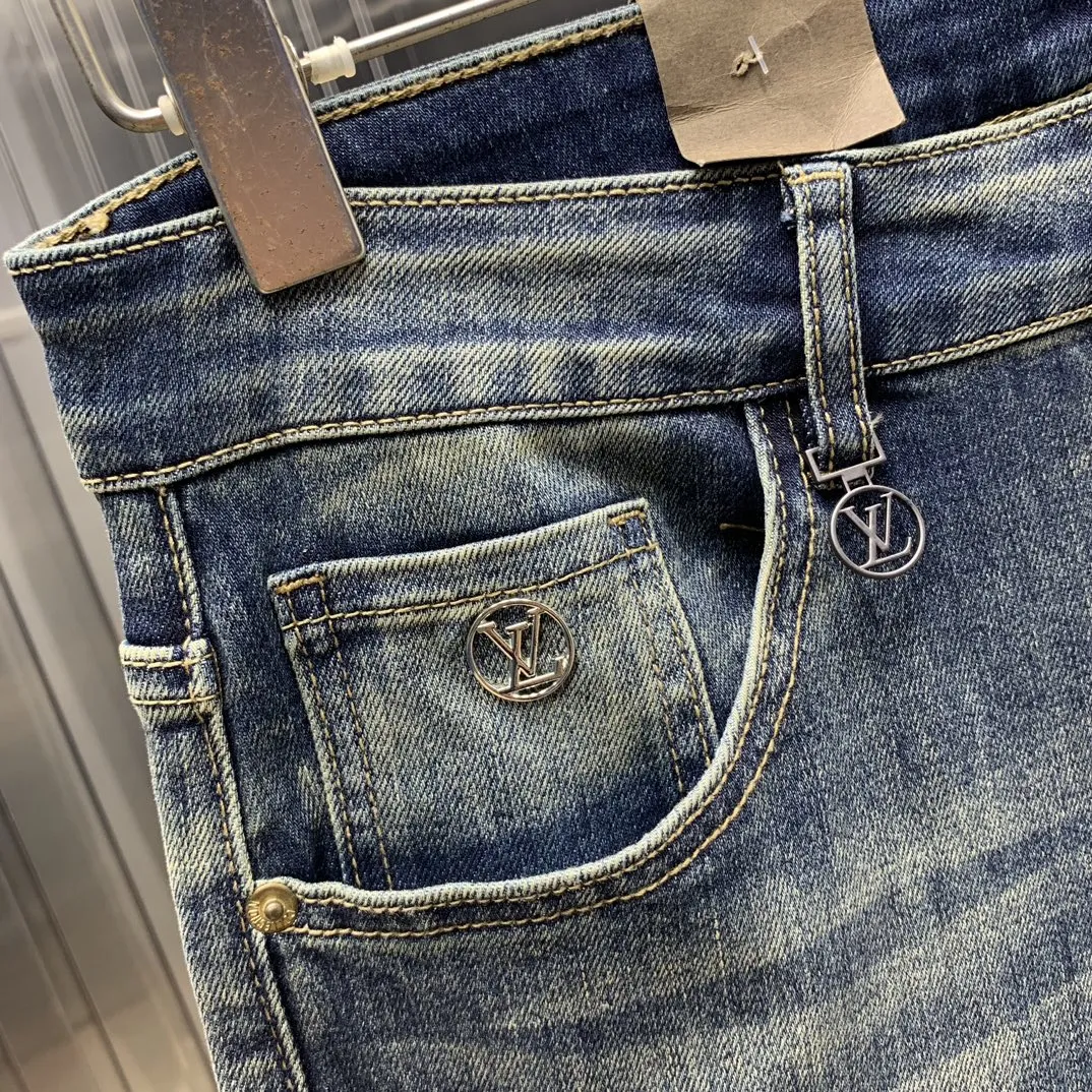ルイヴィトン 新作ブルーデニムパンツ - 画像 (6)