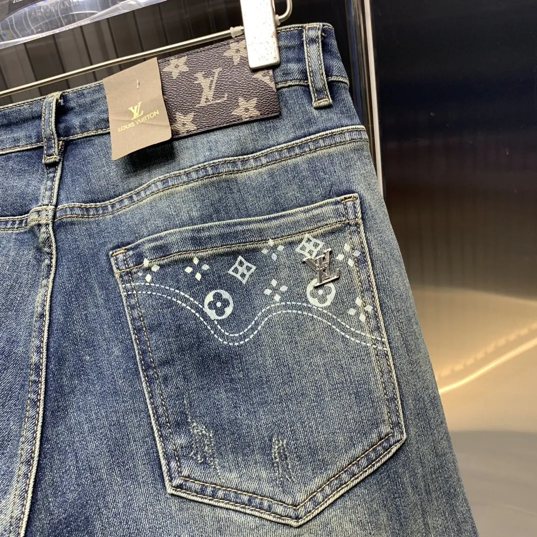 ルイヴィトン 新作ブルーデニムパンツ - 画像 (8)