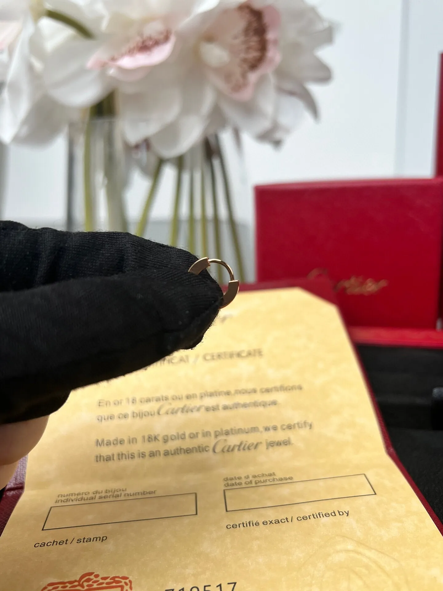 カルティエ新作黒ブレスレット豚の鼻スタイル - 画像 (10)