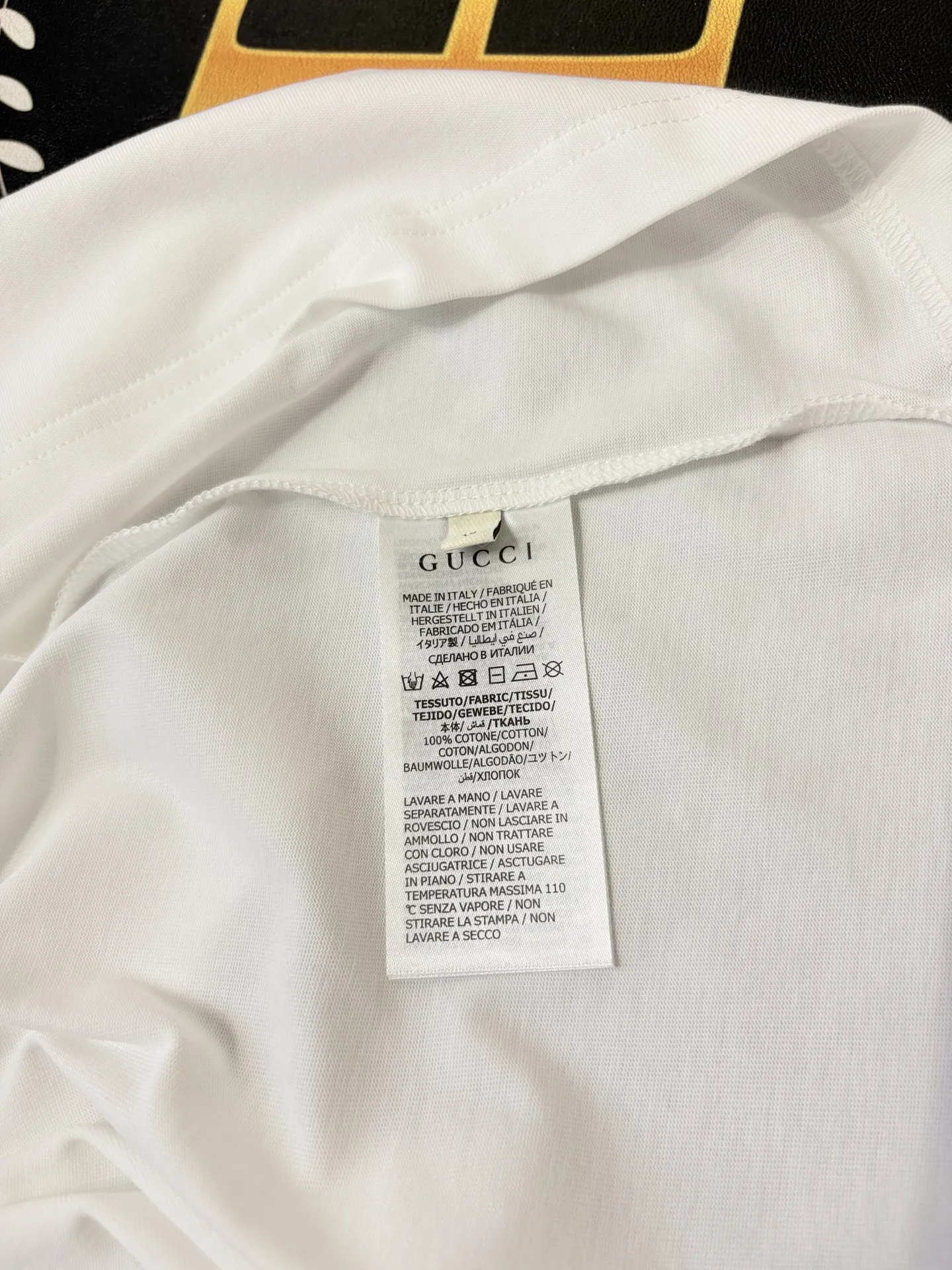 GUCCI 白 玫瑰 Tシャツ - 画像 (10)