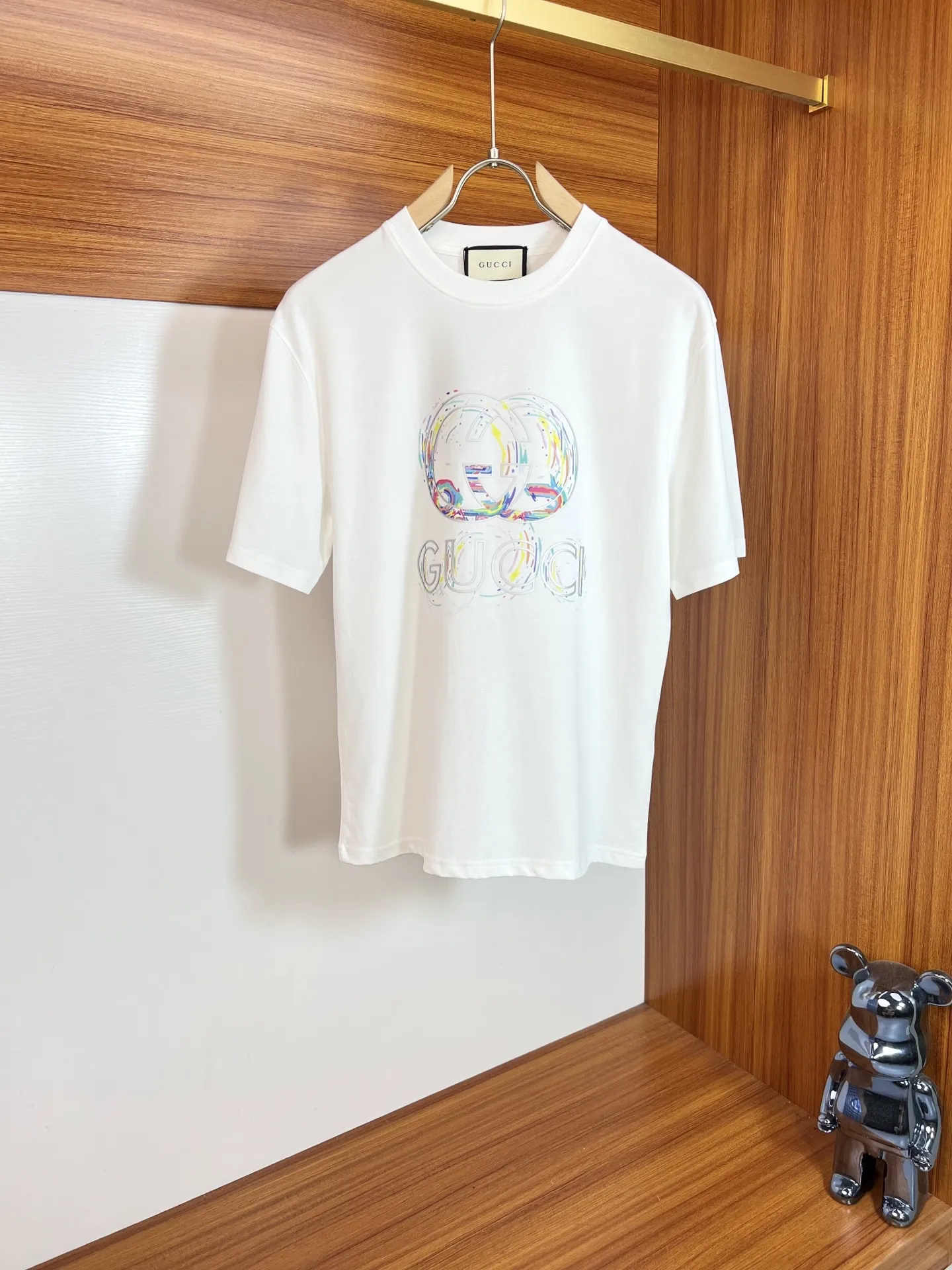 Gucci 2025 春夏新作 ホワイトTシャツ - 画像 (3)