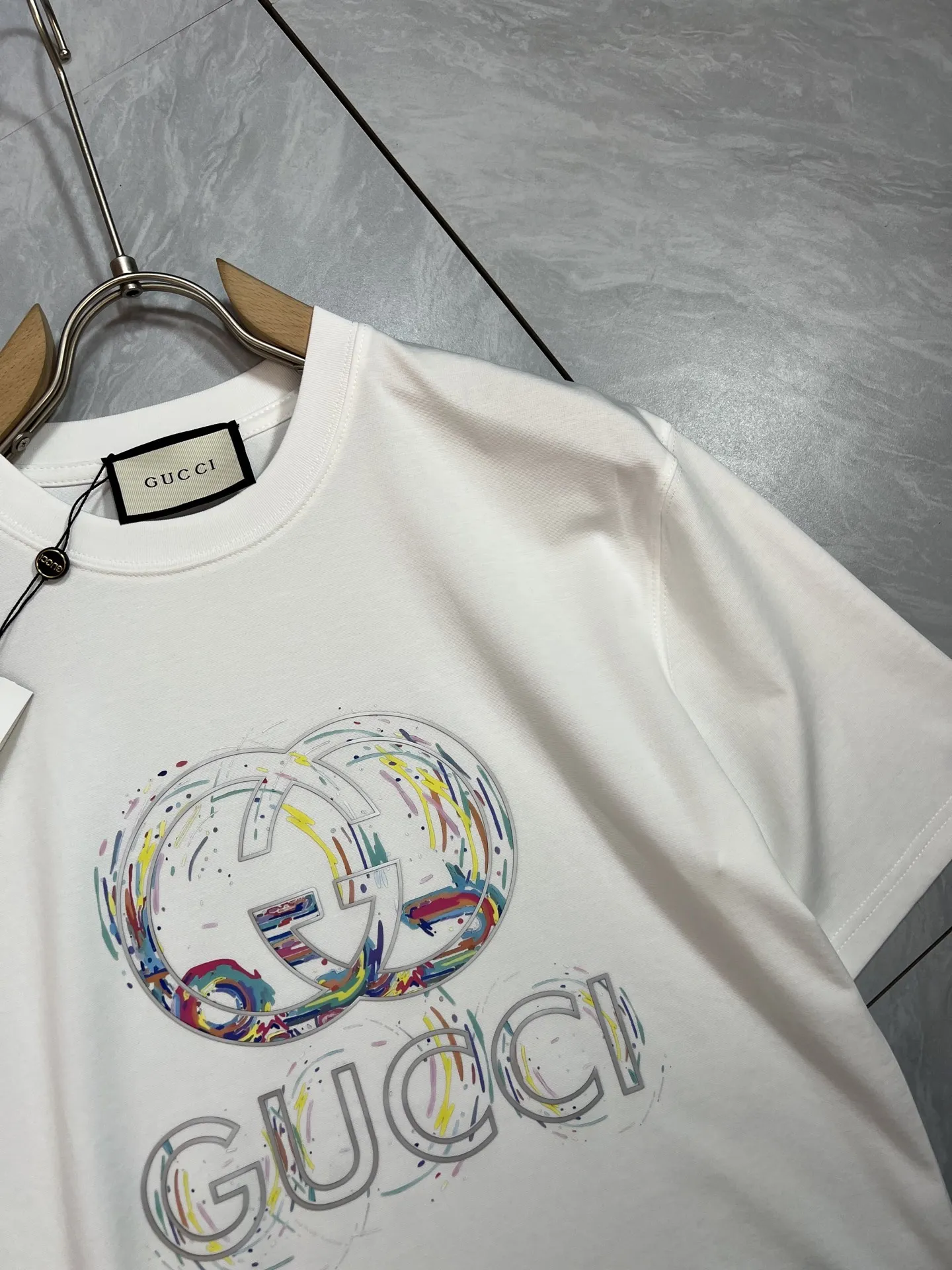 Gucci 2025 春夏新作 ホワイトTシャツ - 画像 (8)