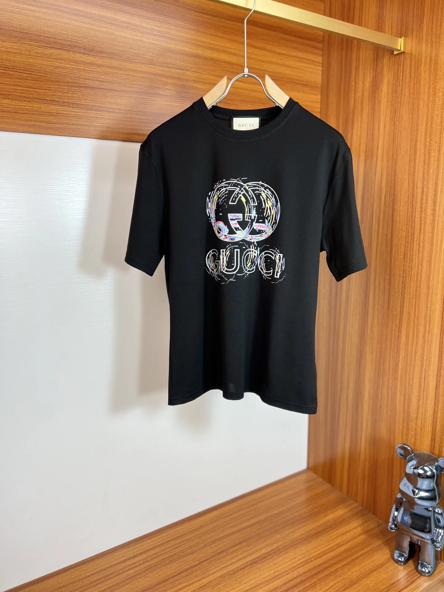 Gucci 2025春夏新品 黒 Tシャツ