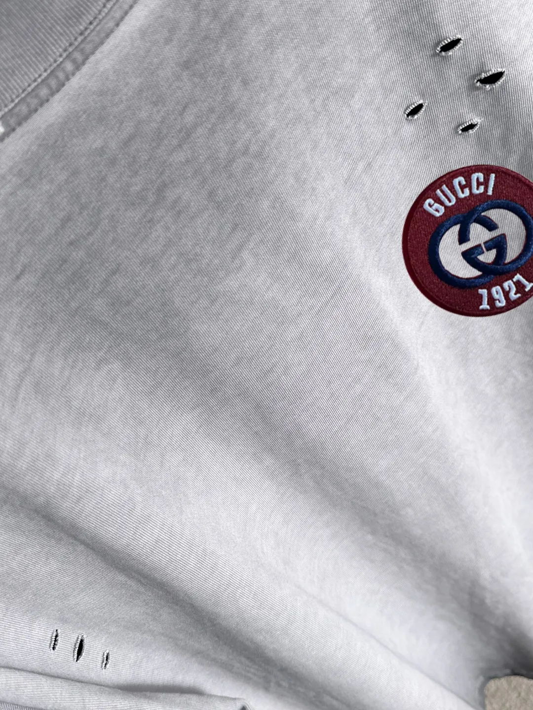 Gucci 2025夏季新款 グレー 短袖Tシャツ - 画像 (7)