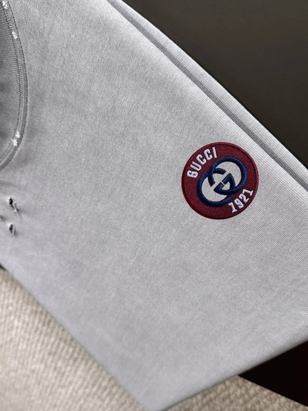Gucci 2025夏季新款 グレー 短袖Tシャツ - 画像 (8)