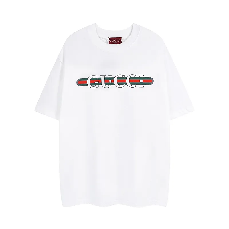 GUCCI 2024年春夏 オフホワイト クラシックプリントTシャツ