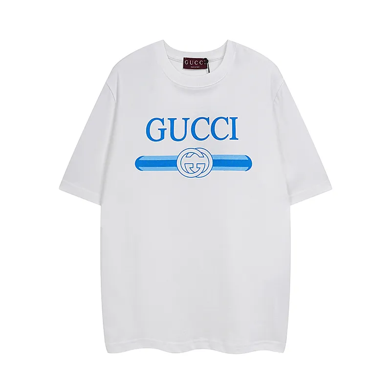 GUCCI 2025春夏 白Tシャツ クラシックプリント