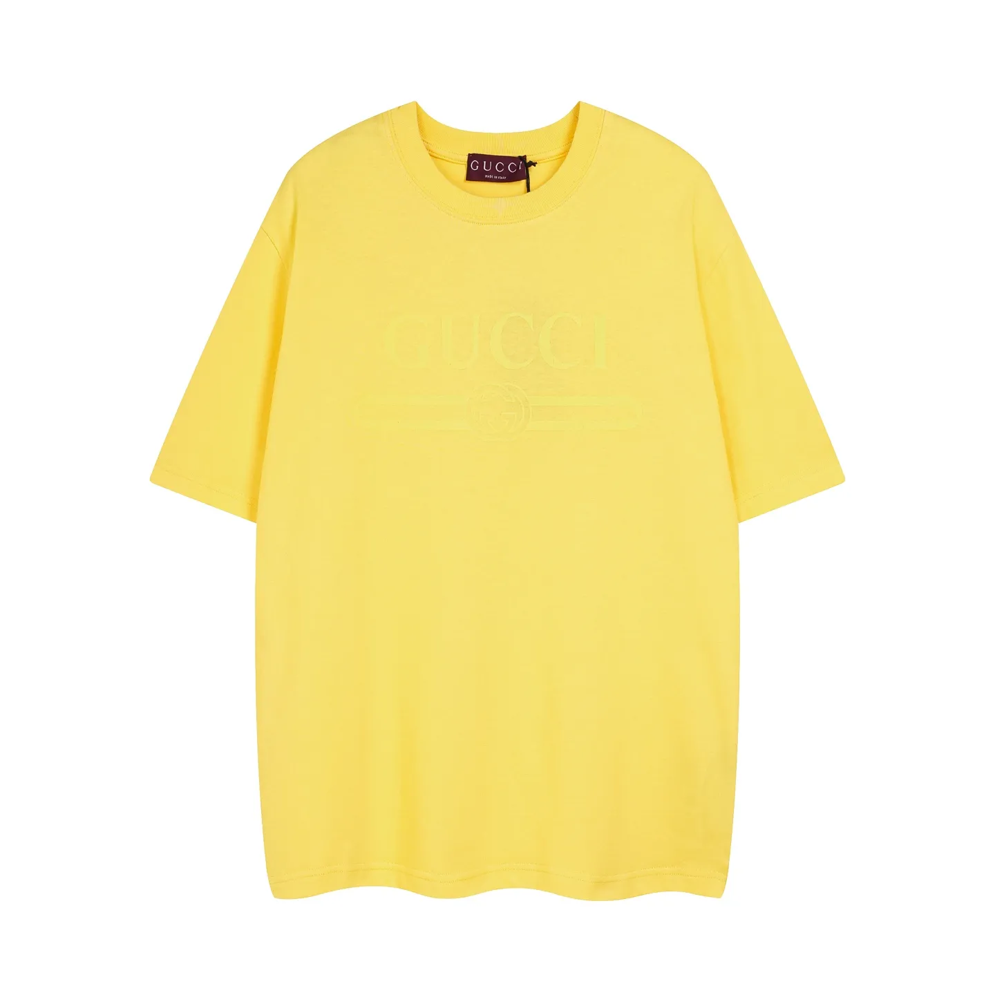 GUCCI 2025年春夏 イエロープリント Tシャツ