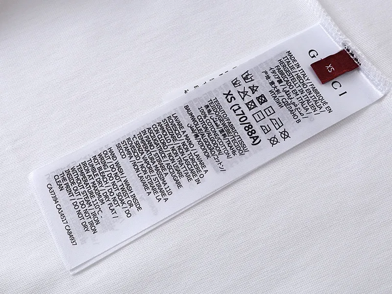 GUCCI 2025年春夏 オフホワイト ラインストーン 半袖Tシャツ - 画像 (9)