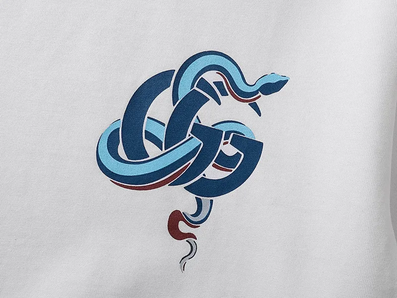 GUCCI 2025年 巳年 限定版 オフホワイト 半袖Tシャツ - 画像 (6)