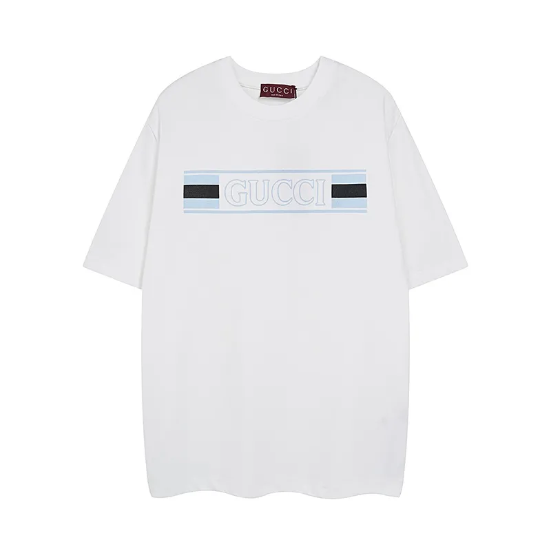 GUCCI フラッグプリント半袖Tシャツ