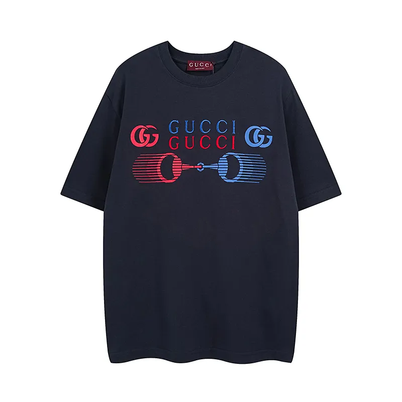 GUCCI 2025春夏新款 緑色 馬衔扣Tシャツ