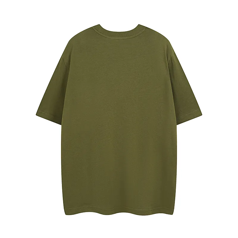 GUCCI 2025春夏新款緑色馬具プリントTシャツ - 画像 (3)