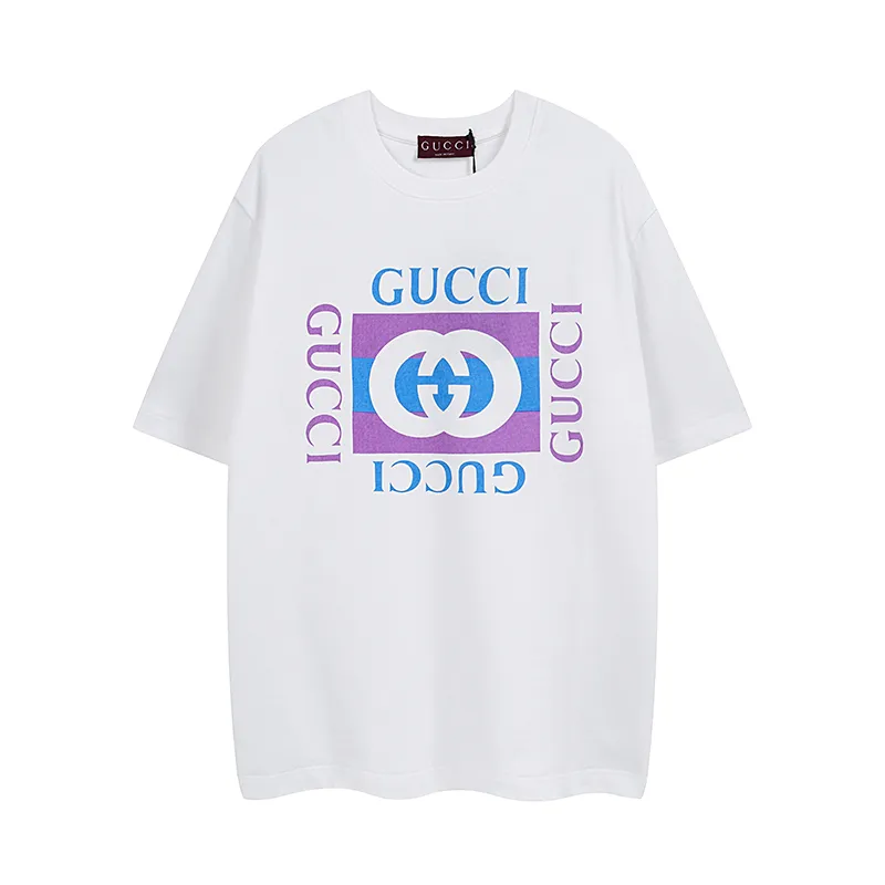 GUCCI 2025SS ホワイト ロゴTシャツ