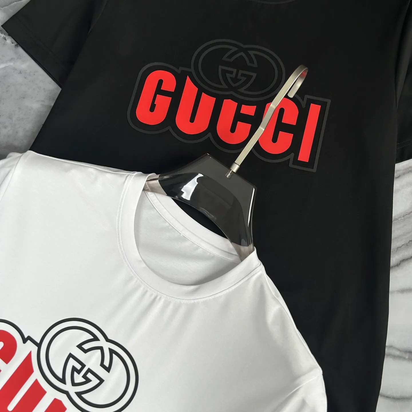 GUCCI 2025春夏 白黒Tシャツ - 画像 (7)