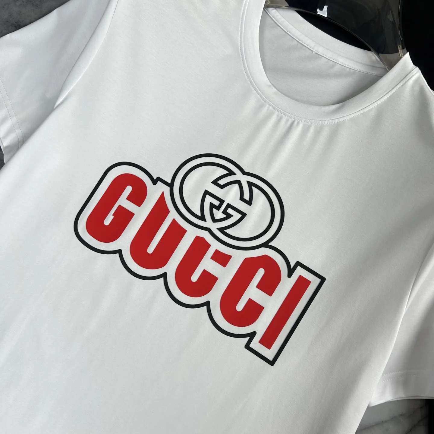 GUCCI 2025春夏 白黒Tシャツ - 画像 (8)