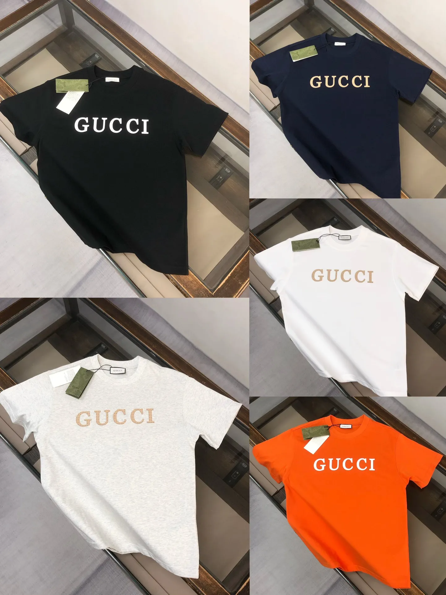 GUCCI 2025年春夏新作 ホワイト半袖Tシャツ - 画像 (3)