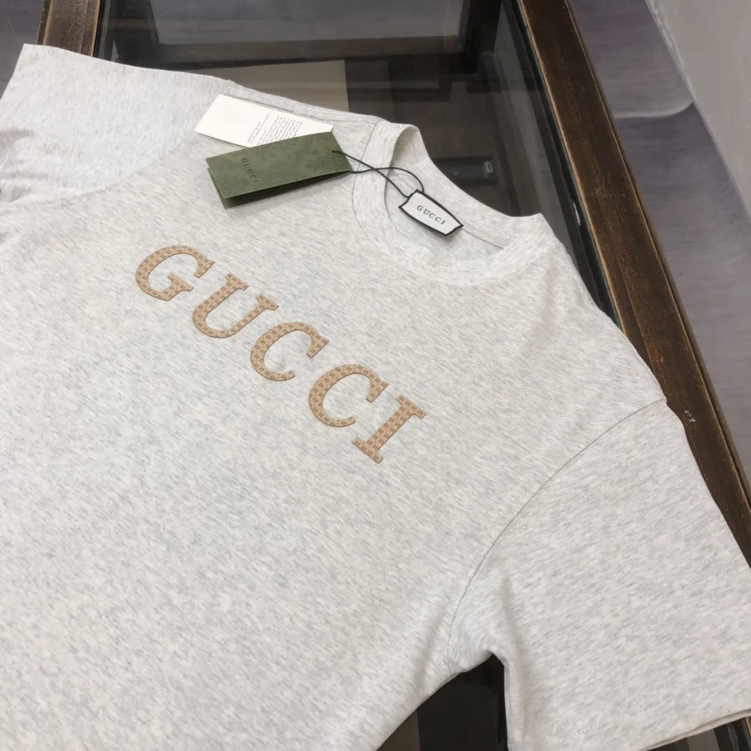 GUCCI 2025年春夏新作 ホワイト半袖Tシャツ - 画像 (4)