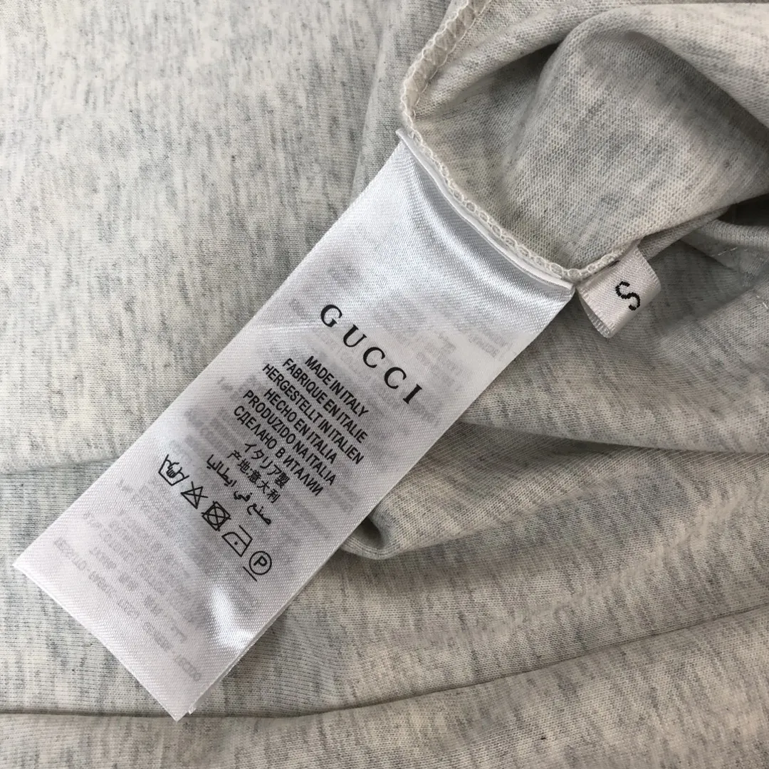 GUCCI 2025年春夏新作 ホワイト半袖Tシャツ - 画像 (9)