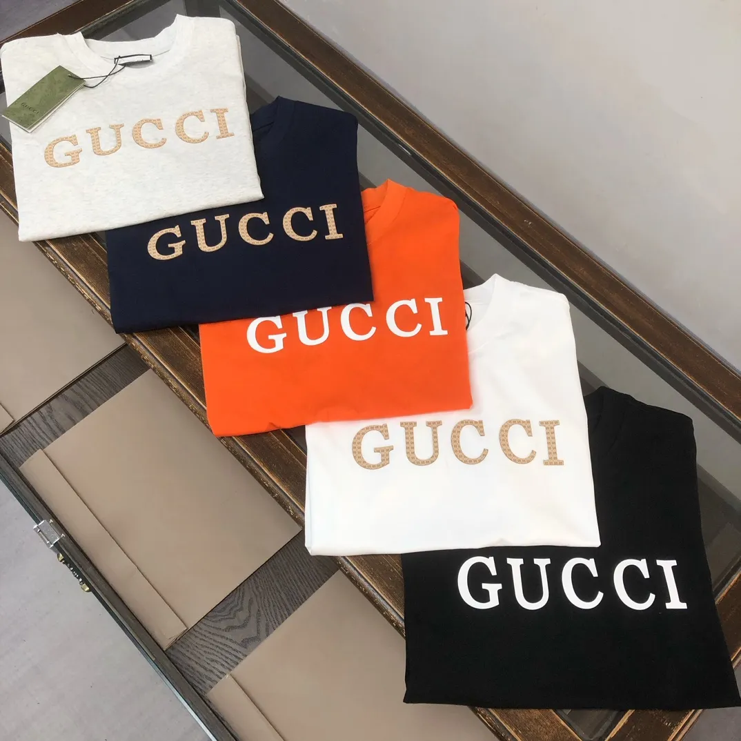 GUCCI 2025春夏新款Tシャツ 黒色 シンプルデザイン - 画像 (3)