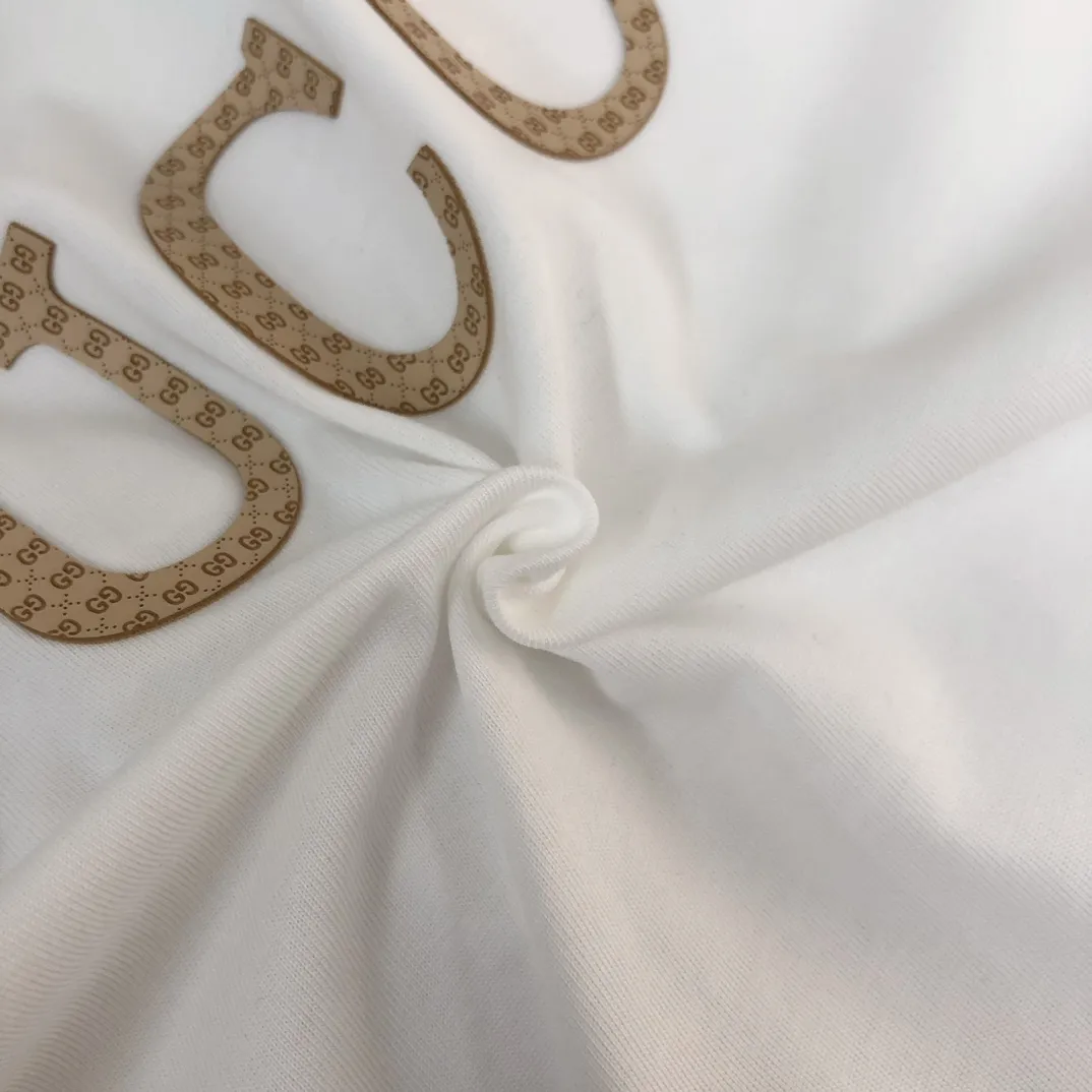 GUCCI 2025春夏新款Tシャツ 白 - 画像 (8)
