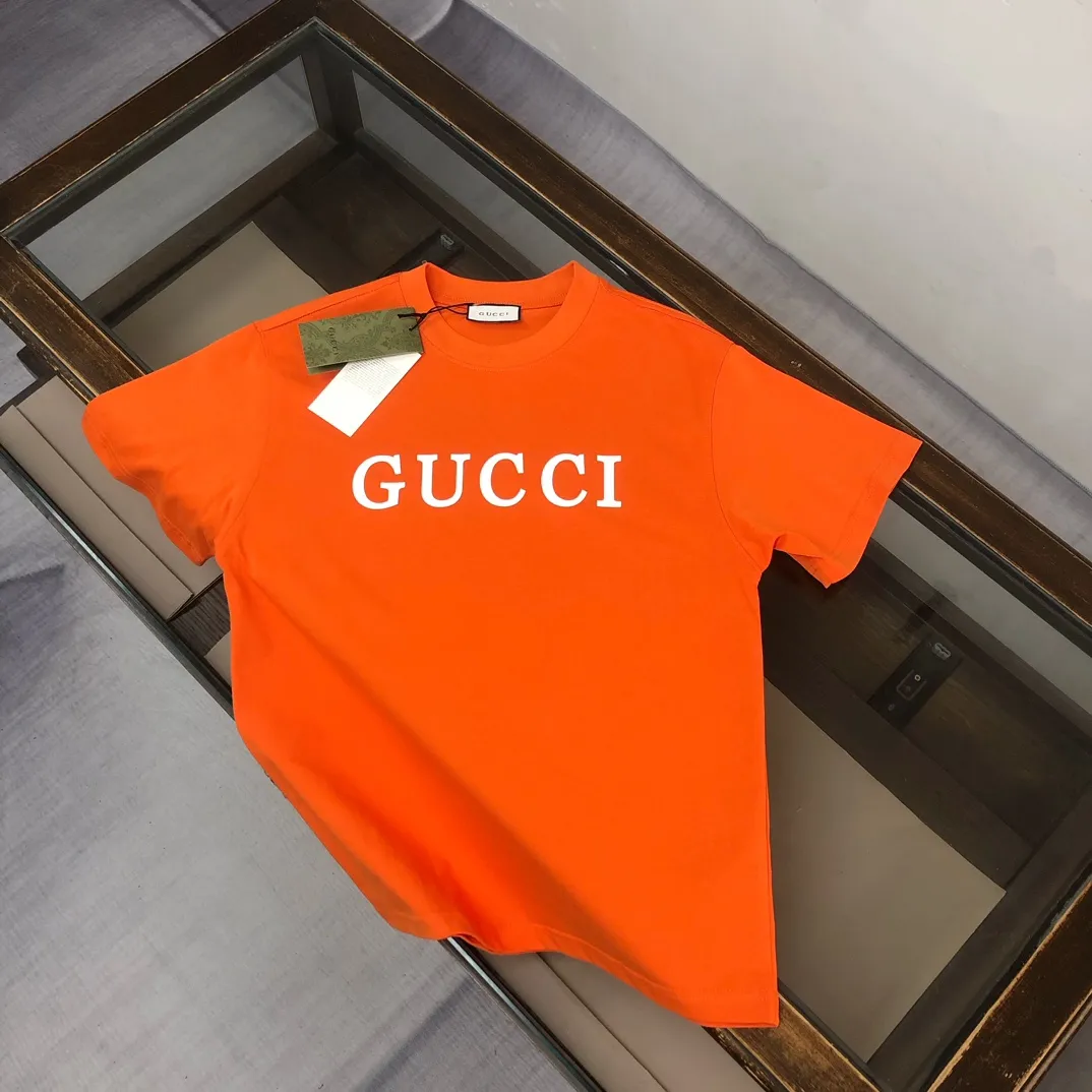 GUCCI オレンジ Tシャツ 2025春夏新作