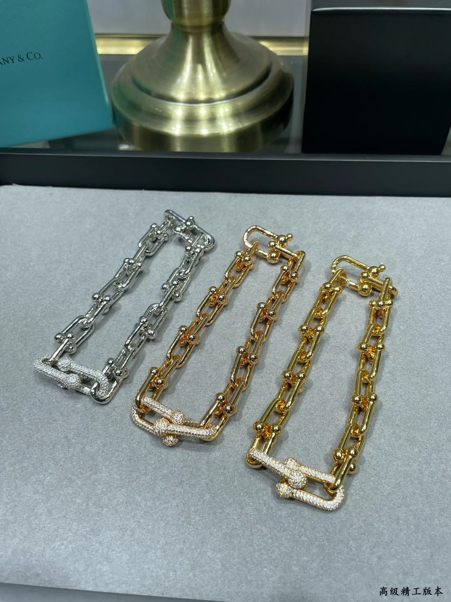 Tiffanyティファニー 新作 黒 ブレスレット 豚の鼻 - 画像 (6)