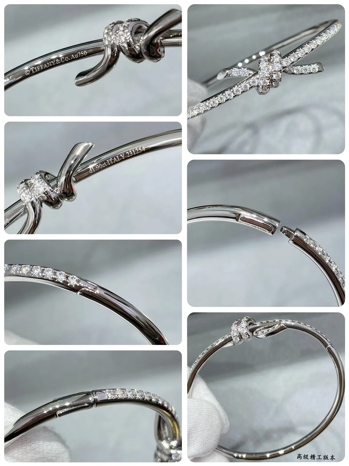 Tiffanyティファニー新作黒ブレスレット豚の鼻スタイル - 画像 (9)