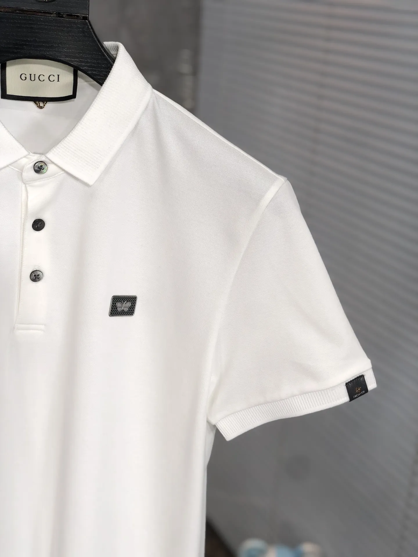 Gucci 2025春夏新款白男士POLO衫 - 画像 (5)