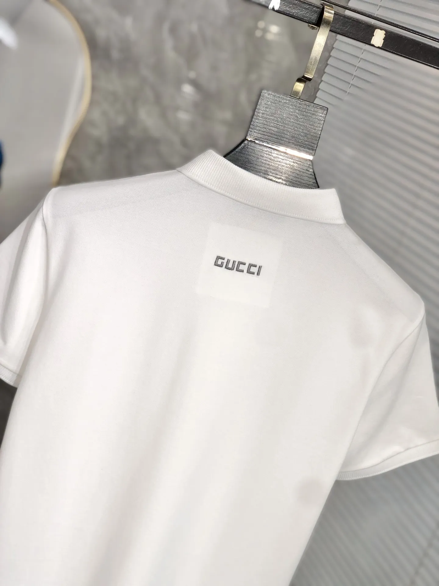 Gucci 2025春夏新款白男士POLO衫 - 画像 (10)