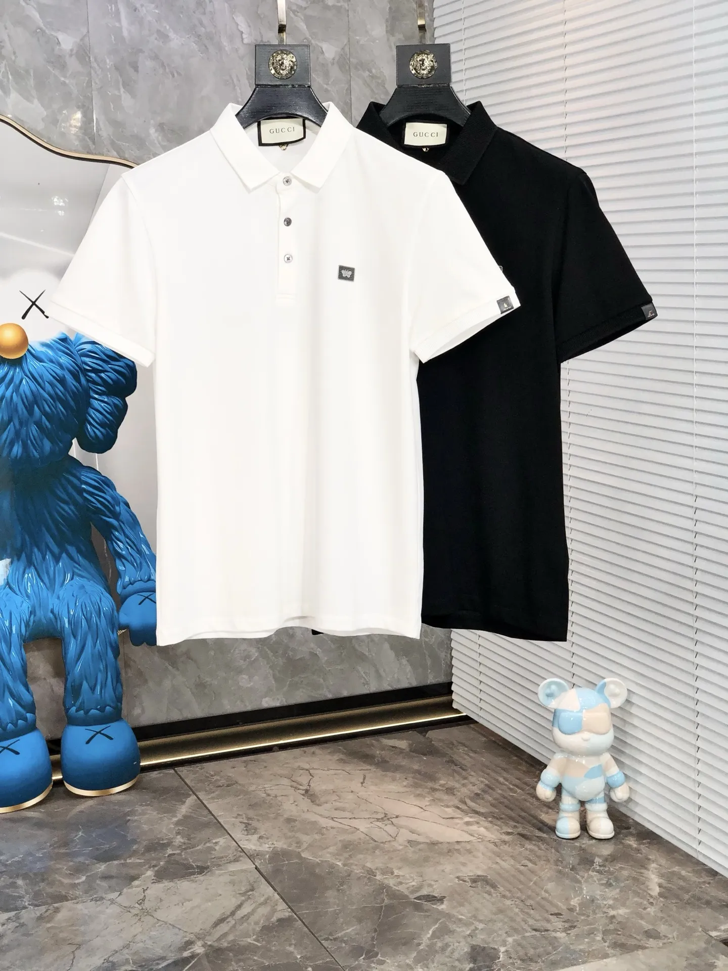 Gucci 2025春夏新款白男士POLO衫 - 画像 (11)