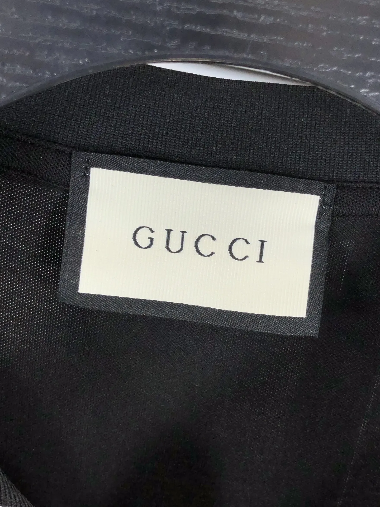 Gucci 2025春夏新款黒ポロシャツ - 画像 (7)