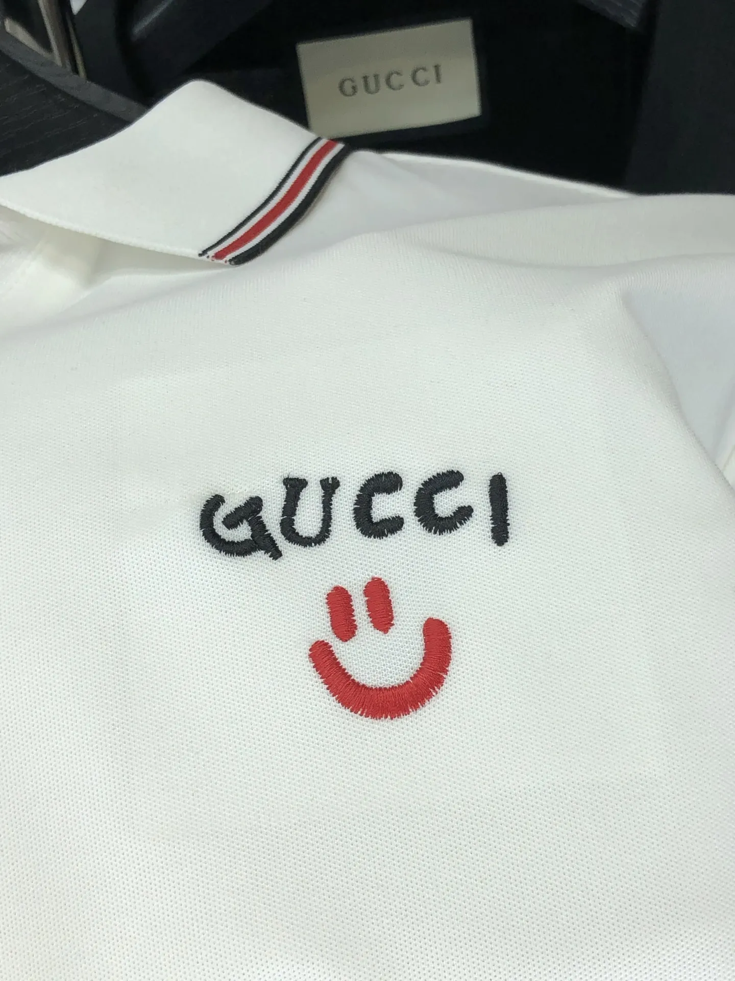 Gucci 2025年春夏新作 ホワイト メンズ ポロシャツ - 画像 (8)