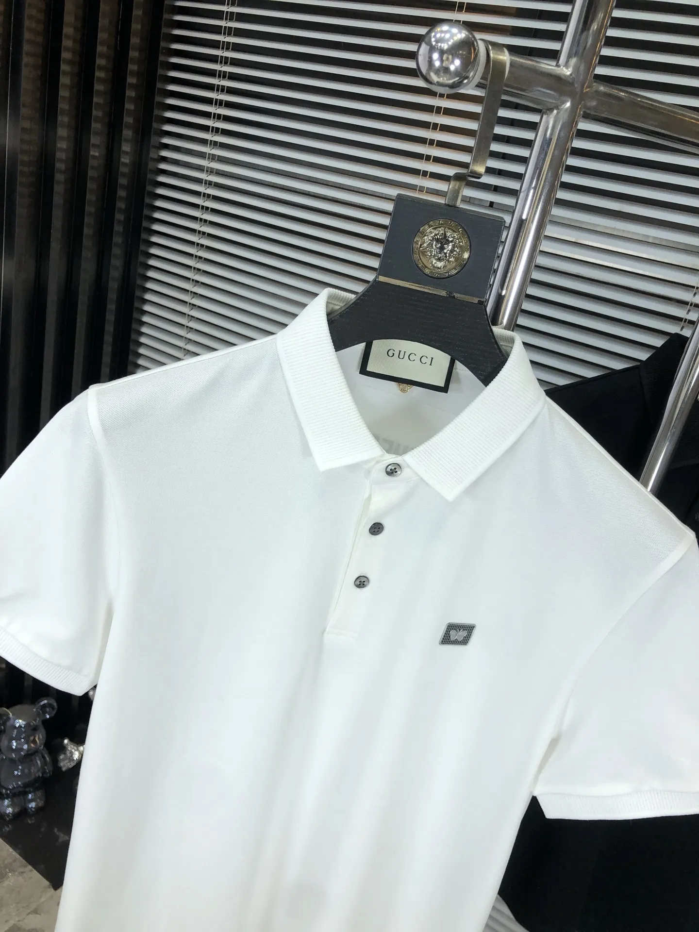 Gucci 2025年春夏新作 ホワイト メンズ ポロシャツ - 画像 (4)