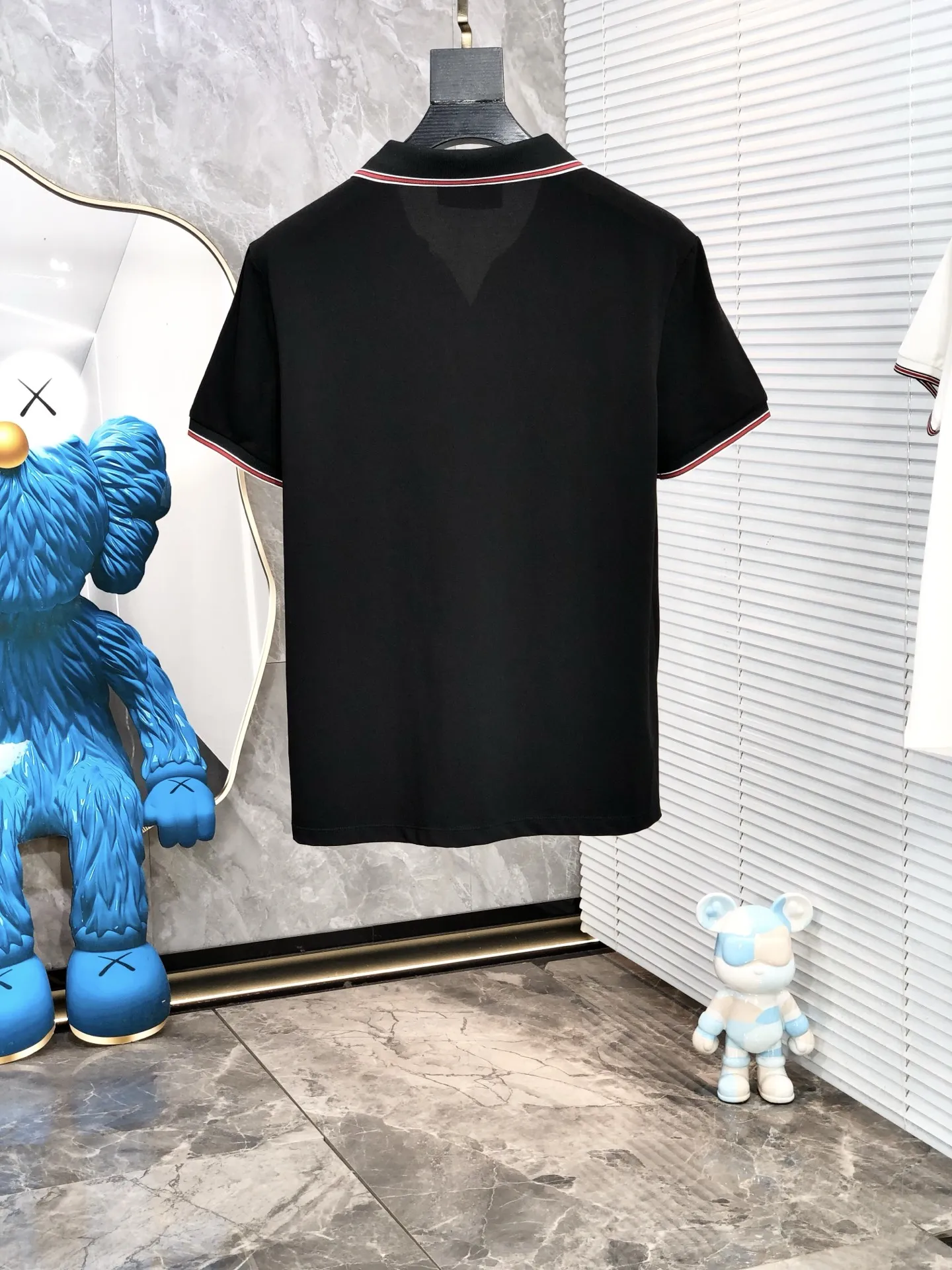 Gucci 2025春夏黒色POLOシャツ - 画像 (3)