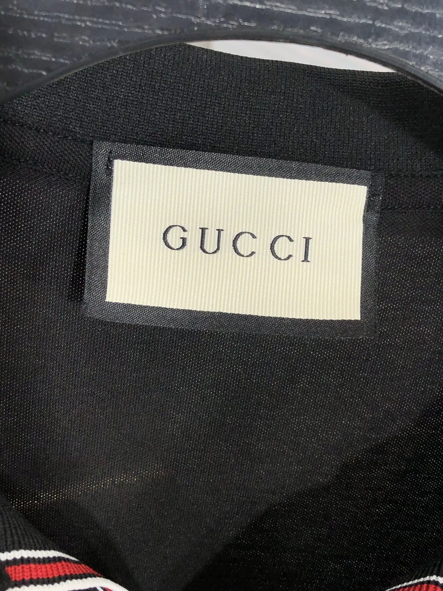 Gucci 2025春夏黒色POLOシャツ - 画像 (7)