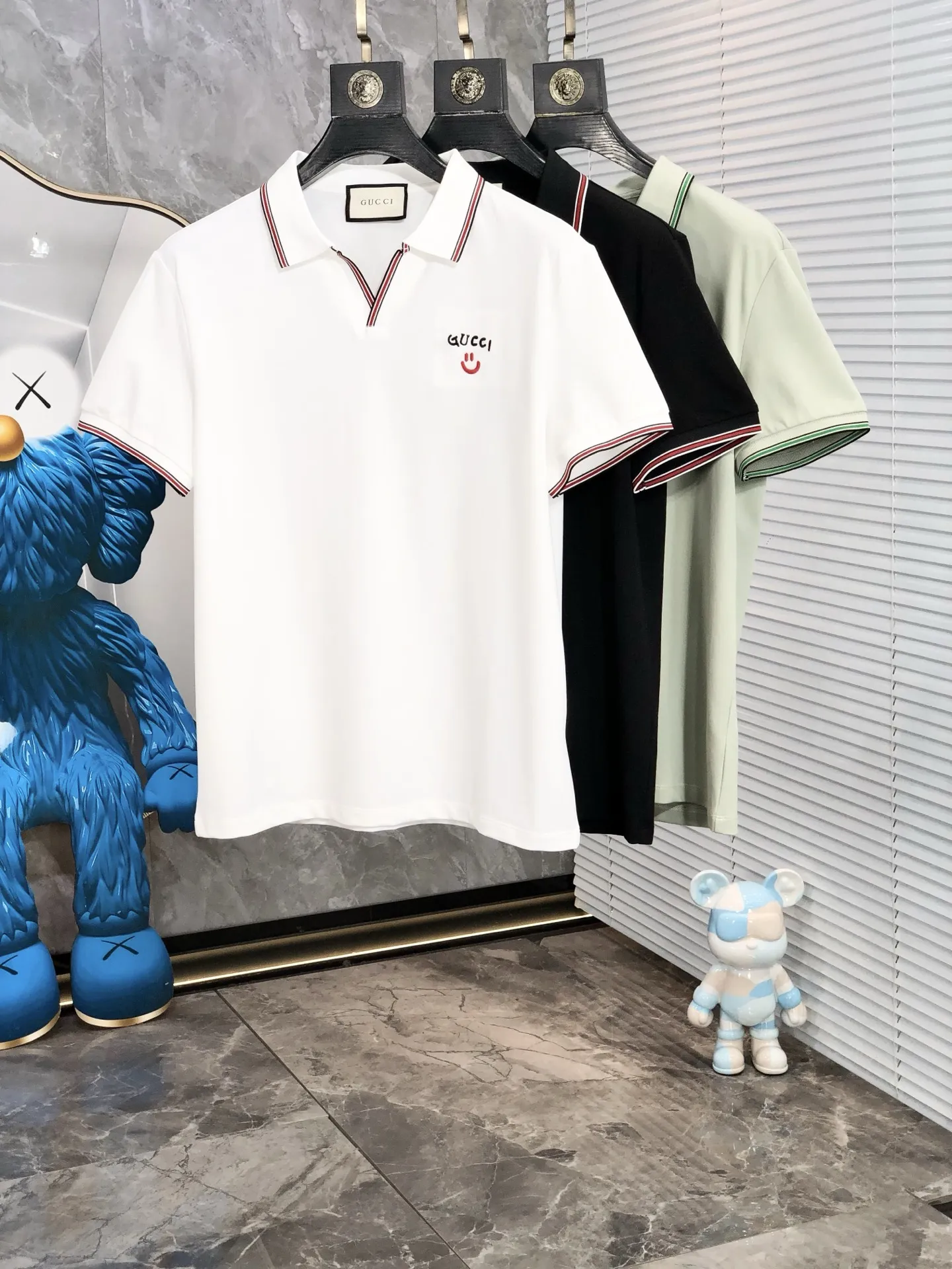 Gucci 2025春夏黒色POLOシャツ - 画像 (10)