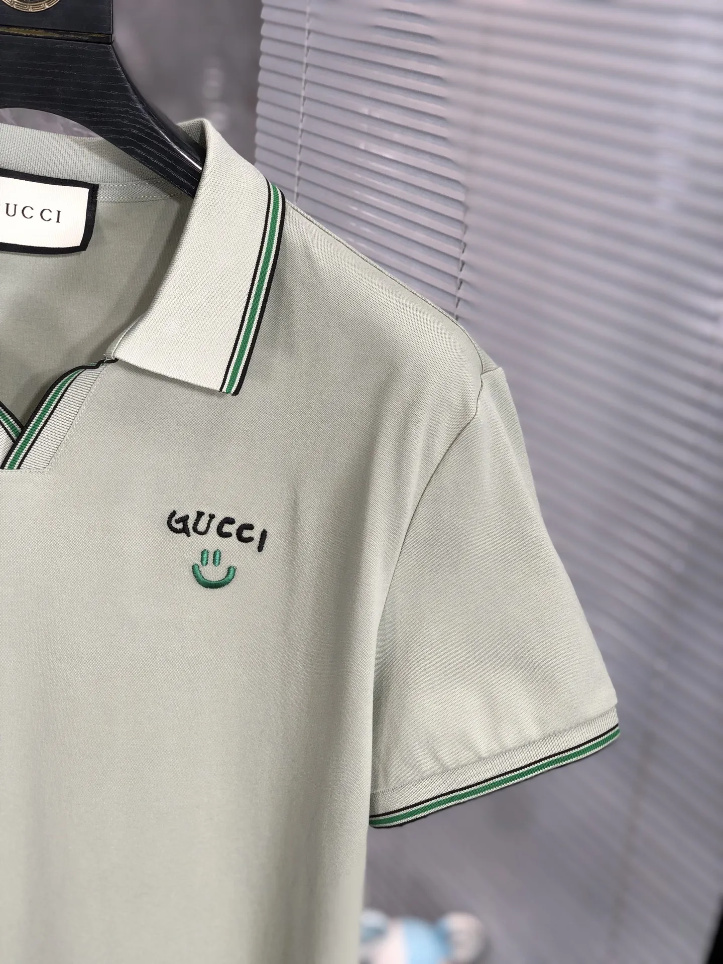 Gucci 2025 春夏の新作メンズホワイトポロシャツ - 画像 (5)