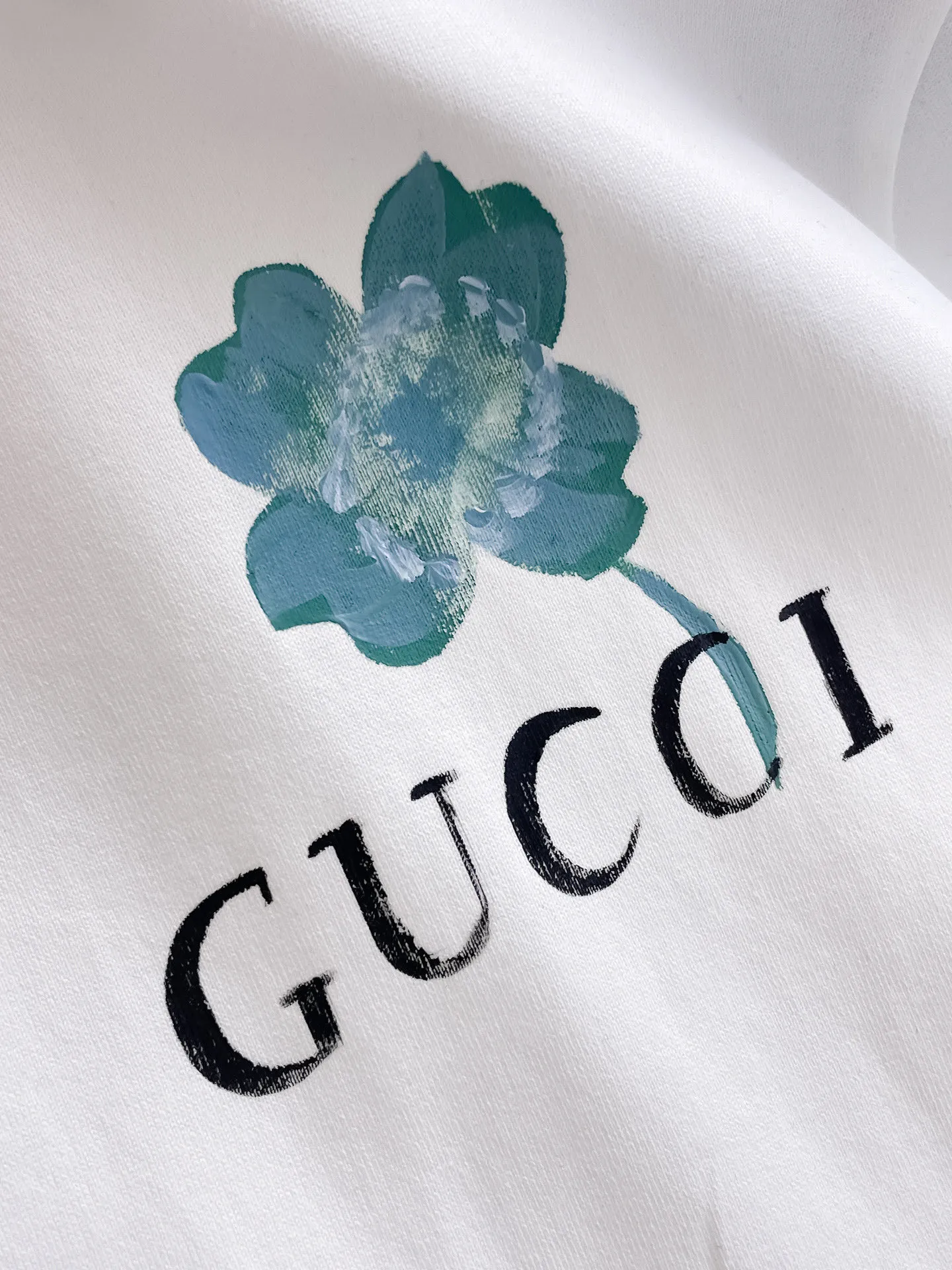 Gucci Tシャツ 白黒 花柄 - 画像 (5)