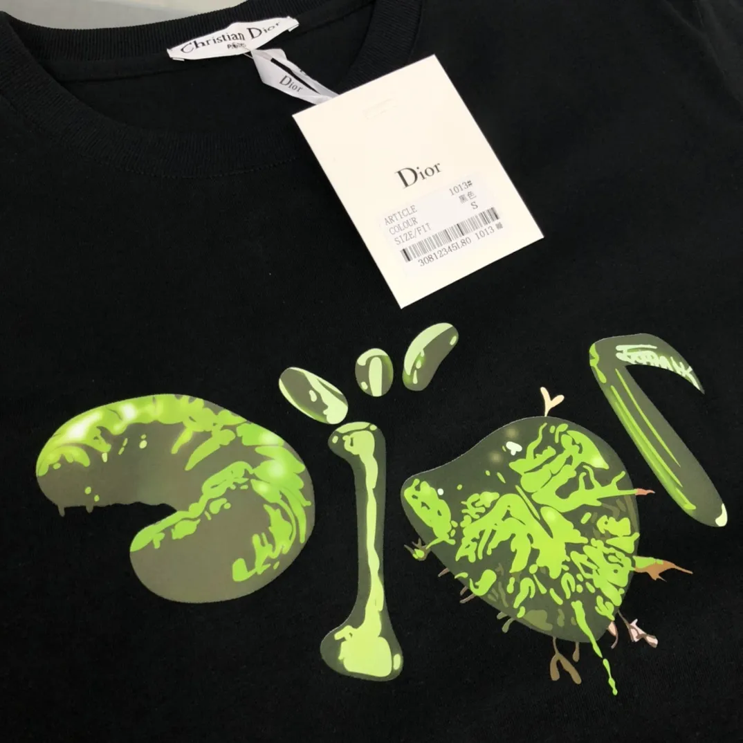 Christian Dior 2024新作黒白Tシャツ - 画像 (6)