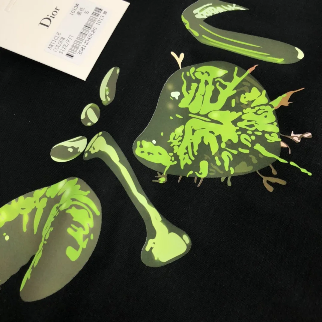 Christian Dior 2024新作黒白Tシャツ - 画像 (7)